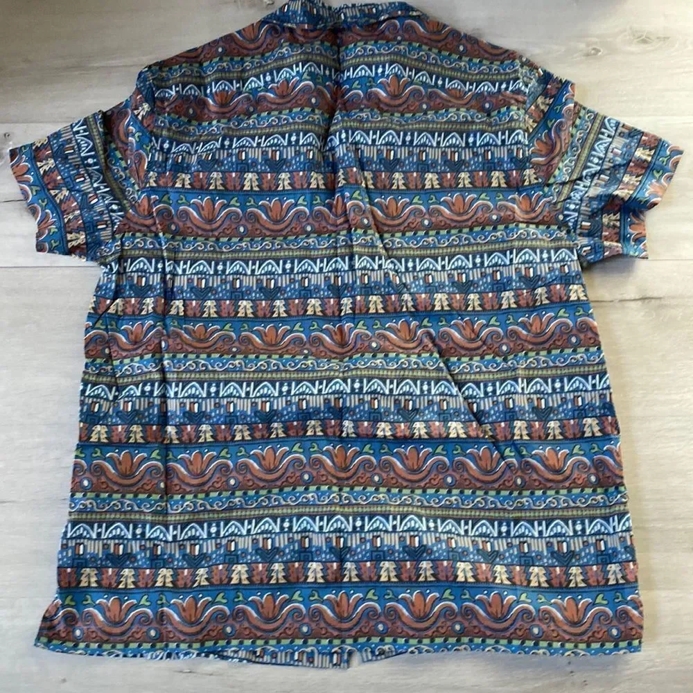 J Crew Short-sleeve‎ slub cotton shirt L Nwt see actual photo can’t find stock